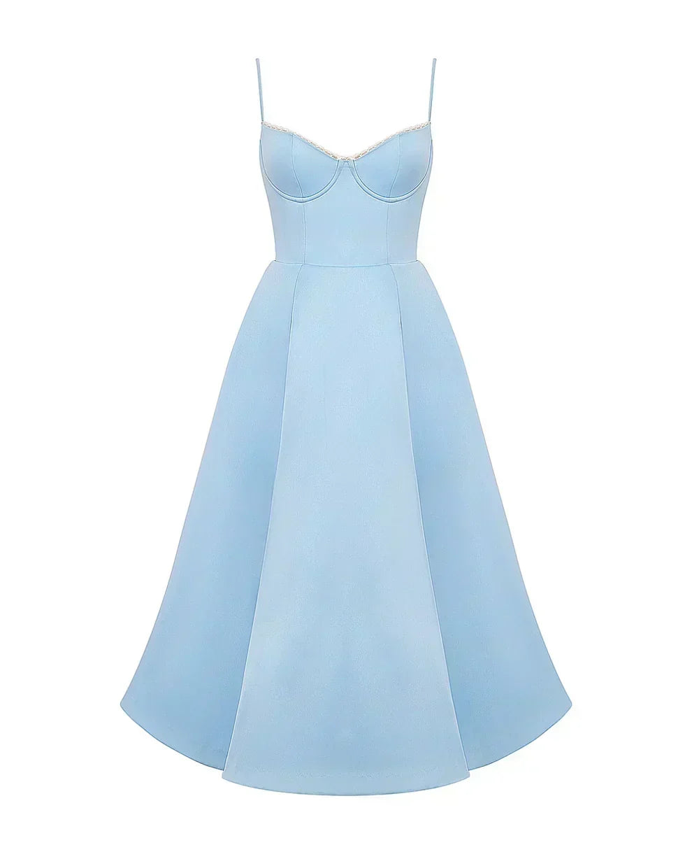 Ausgestelltes Abendkleid