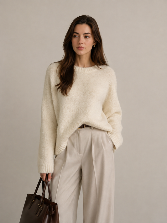 Lockerer Strickpullover